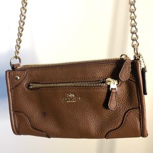 Brown coach bag
